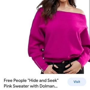 Free People hide and seek sweater. EUC